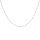 Collier argent rhodié perles résine blanche