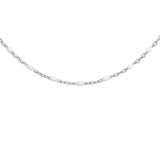 Collier argent rhodié perles résine blanche