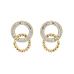 Boucles d'oreilles acier double anneaux - Olyci Bijoux