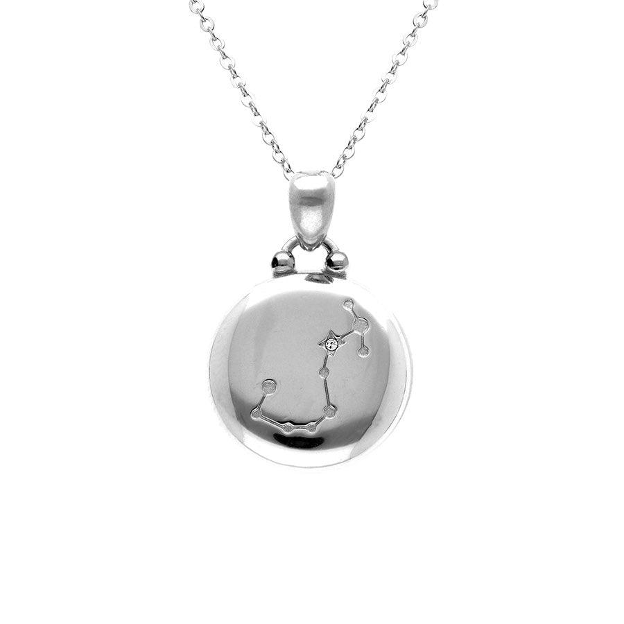 Collier acier zodiaque scorpion recto verso constellation - Olyci Bijoux