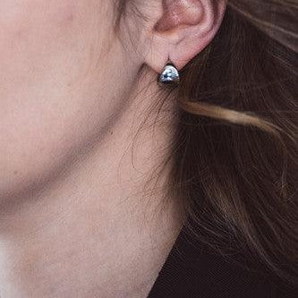 Créoles acier articulées ovales larges - Olyci Bijoux