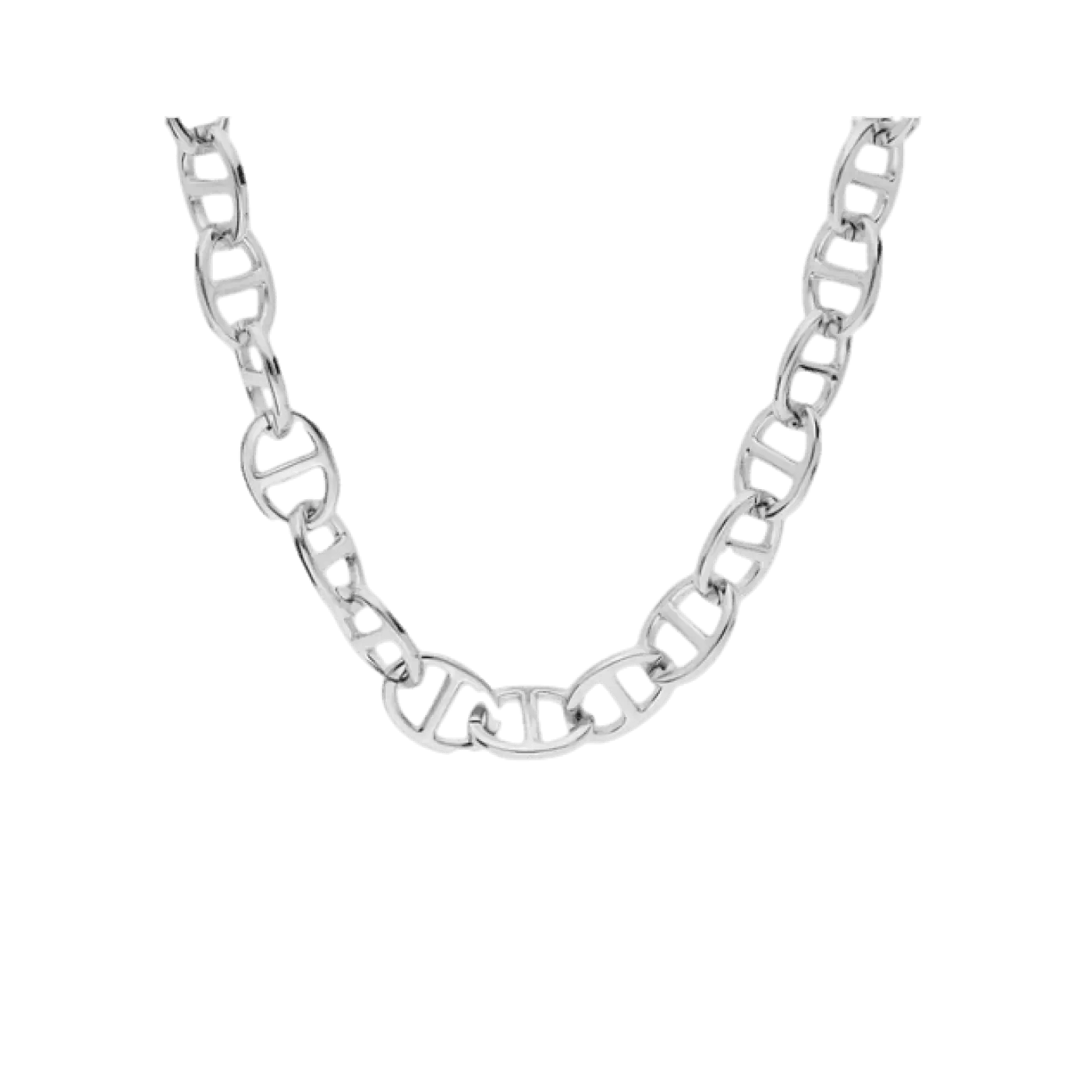 Collier acier maille marine - Olyci Bijoux