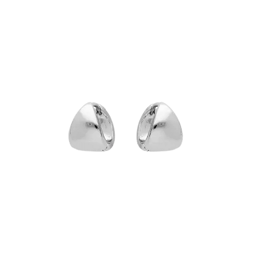 Créoles acier articulées ovales larges - Olyci Bijoux